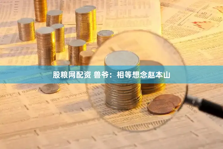 股粮网配资 兽爷：相等想念赵本山