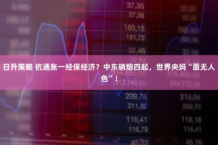 日升策略 抗通胀一经保经济？中东硝烟四起，世界央妈“面无人色”！