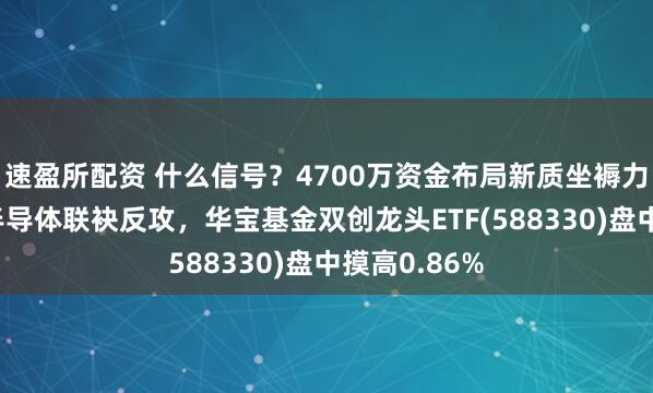 速盈所配资 什么信号？4700万资金布局新质坐褥力！光模块+半导体联袂反攻，华宝基金双创龙头ETF(588330)盘中摸高0.86%