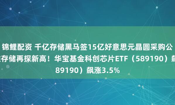 锦鲤配资 千亿存储黑马签15亿好意思元晶圆采购公约，佰维存储再探新高！华宝基金科创芯片ETF（589190）飙涨3.5%