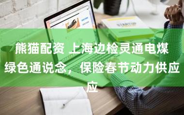 熊猫配资 上海边检灵通电煤绿色通说念,保险春节动力供应