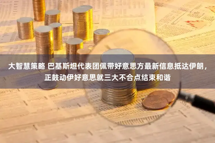 大智慧策略 巴基斯坦代表团佩带好意思方最新信息抵达伊朗,正鼓动伊好意思就三大不合点结束和谐